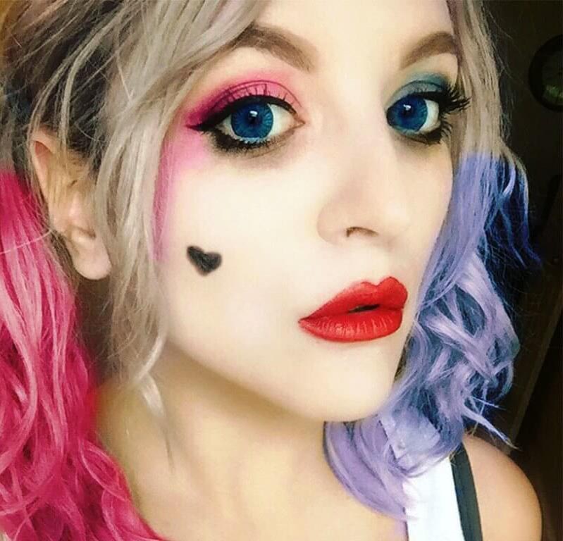 Harley Quinn Makeup Simple - Mugeek Vidalondon