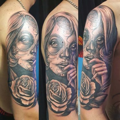 Day of the Dead Tattoos 13