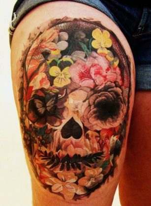 Day of the Dead Tattoos 29