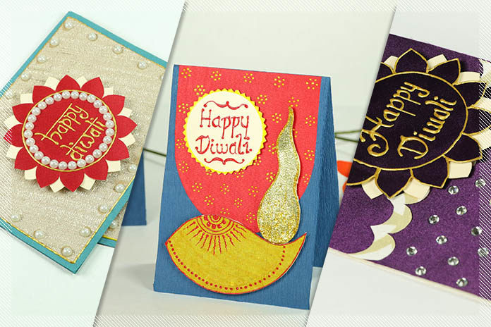 Handmade Diwali Cards