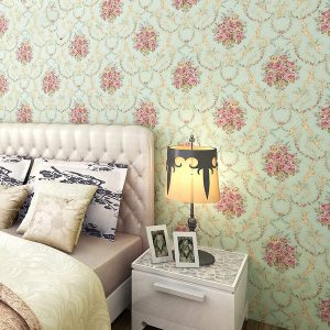 Light flower Bedroom Wallpaper