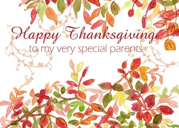 Thanksgiving Cards for Parents 9