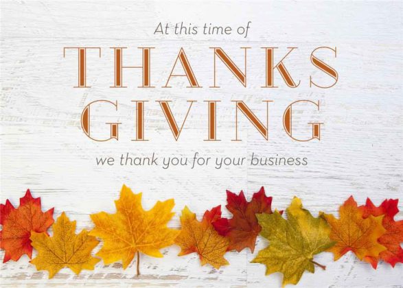 Thanksgiving Cards for Business 1