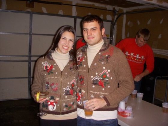 couple-gray-ugly-christmas-sweater