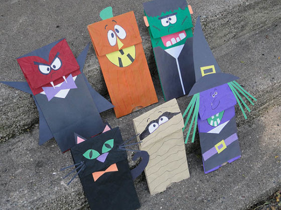 halloween-paper-bag-puppets