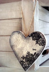 Heart Shaped Showpiece