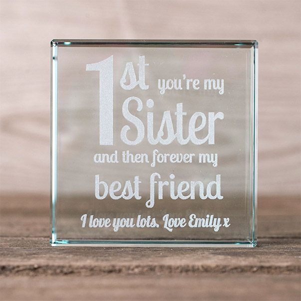 Sister Christmas gift First my sister forever my friend Best friend gifts Sisters photo frame 