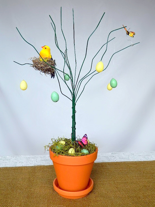 Easter Tree in Planter Pots