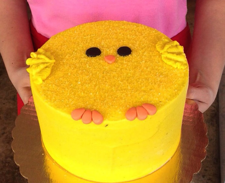 Yellow Bunny Cake