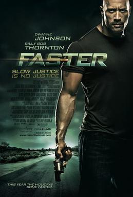 The Rock Dwayne Johnson in Faster Poster