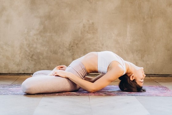 Matasyasna ( Fish pose) yoga pose to boost Immunity 