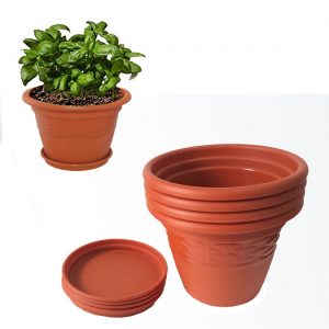 plastic pots for indoor flowes