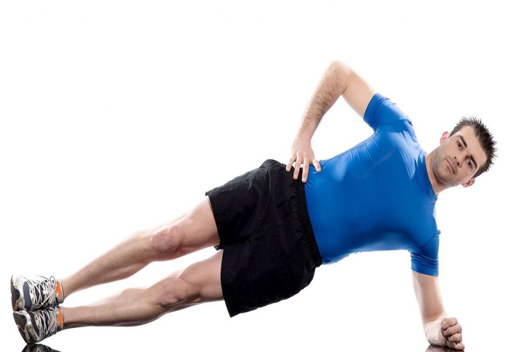 Side Plank Bicep Workout