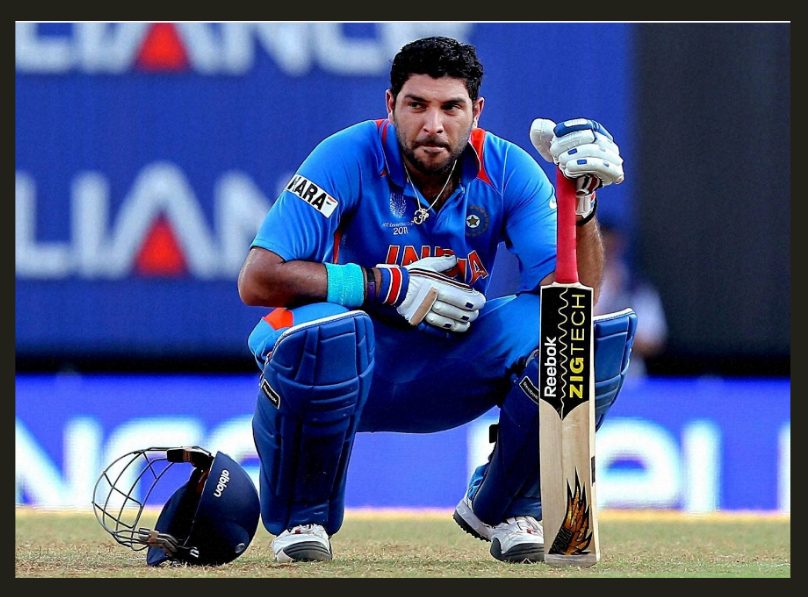 Richest sportsperson yuvraj singh stretching his body in ground
