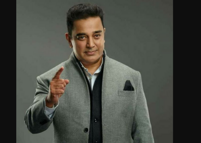 richest actor kamal hassan in silver jacket and white shirt