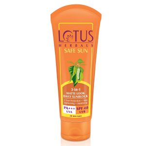 lotus herbals sunscreen for your face