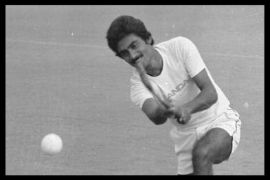 Best player Mohammed Shahid dribbling the ball in ground