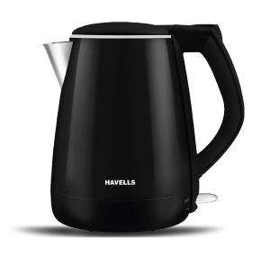 Havells Aqua Plus 1.2 litre Double Wall Kettle (Black, 1500 Watt)