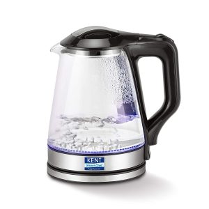 Kent 16023 1500-Watt Electric Kettle (Transparent)