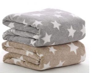 Brandonn ultra soft baby blanket set